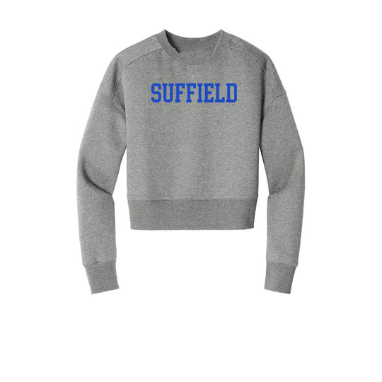 Suffield PTO Ladies Cropped Crew