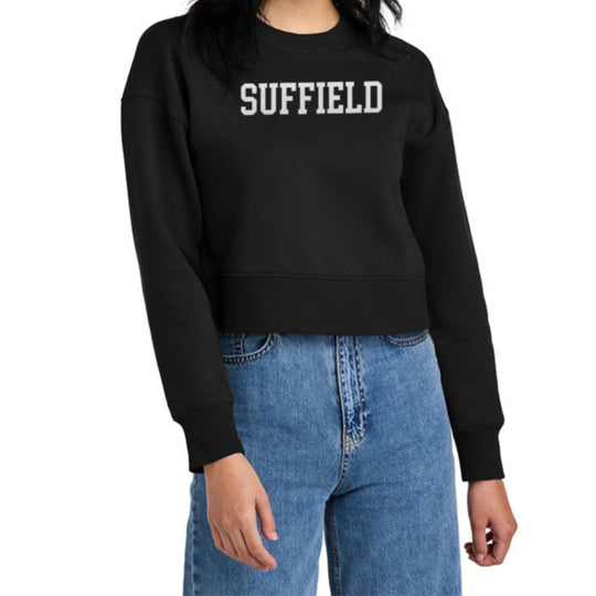 Suffield PTO Ladies Cropped Crew