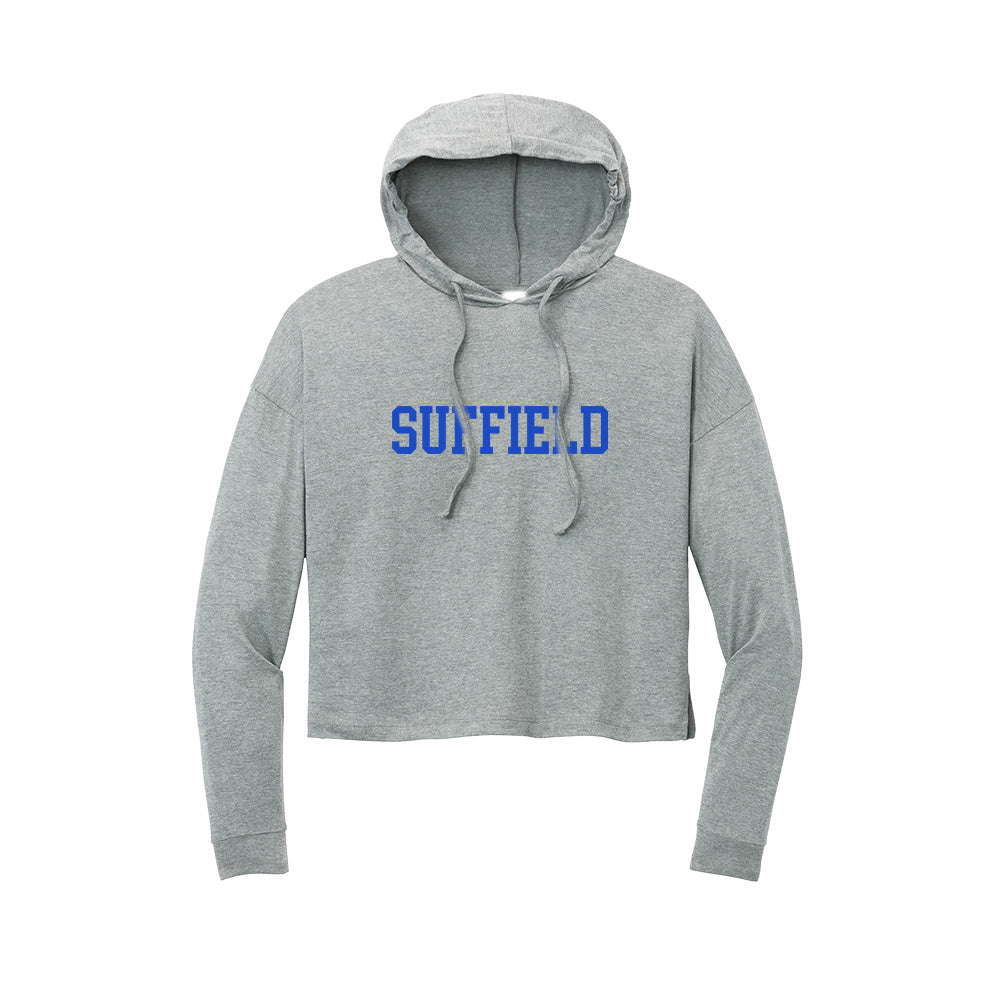 Suffield PTO Ladies Lightweight Midi Long Sleeve Hoodie