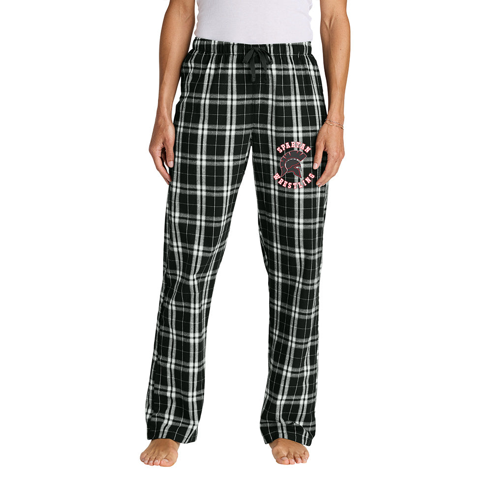 Spartan Wrestling Ladies Flannel Pant