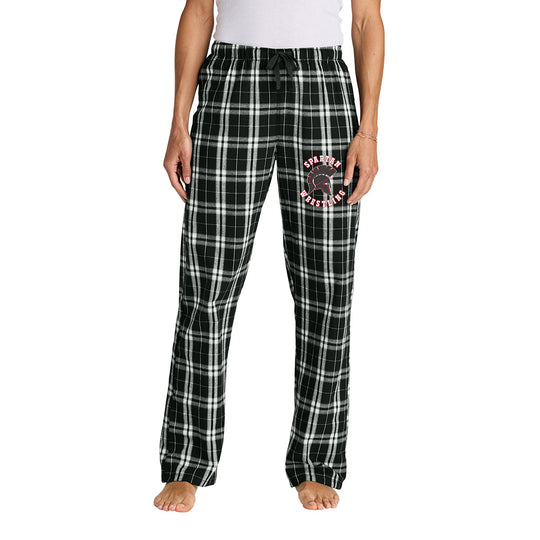 Spartan Wrestling Ladies Flannel Pant