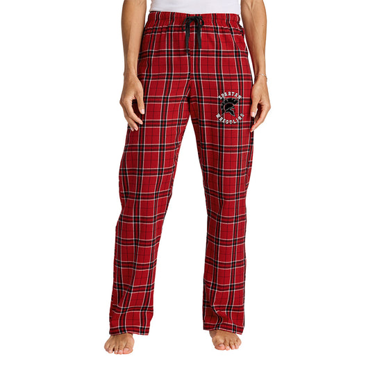 Spartan Wrestling Ladies Flannel Pant