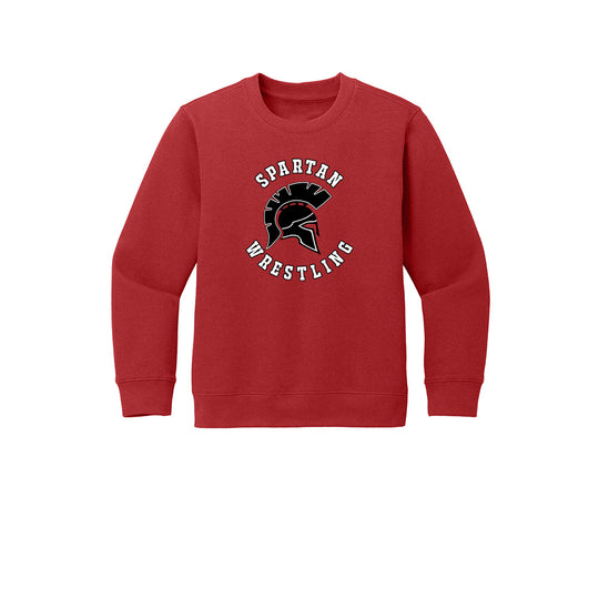 Spartan Wrestling Youth Crewneck Sweatshirt