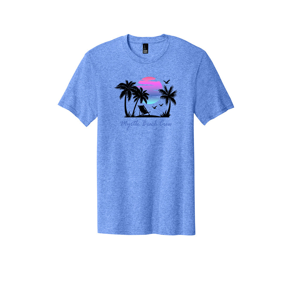 Myrtle Beach Tee Shirt - Blue "Myrtle Beach Crew"