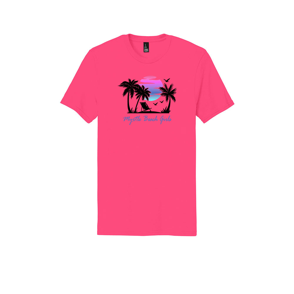 Myrtle Beach Tee Shirt - Pink "Myrtle Beach Girls"