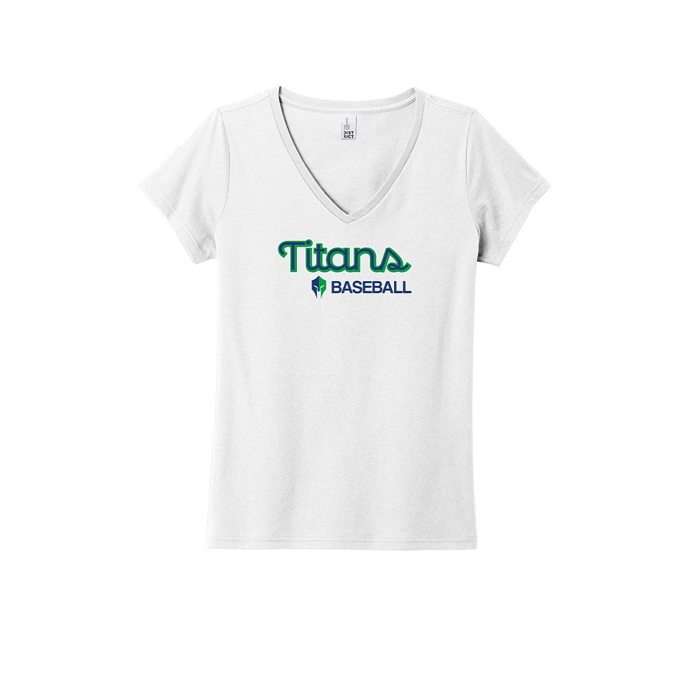 Titans Ladies V-Neck "Retro" - DT5002 (color options available)