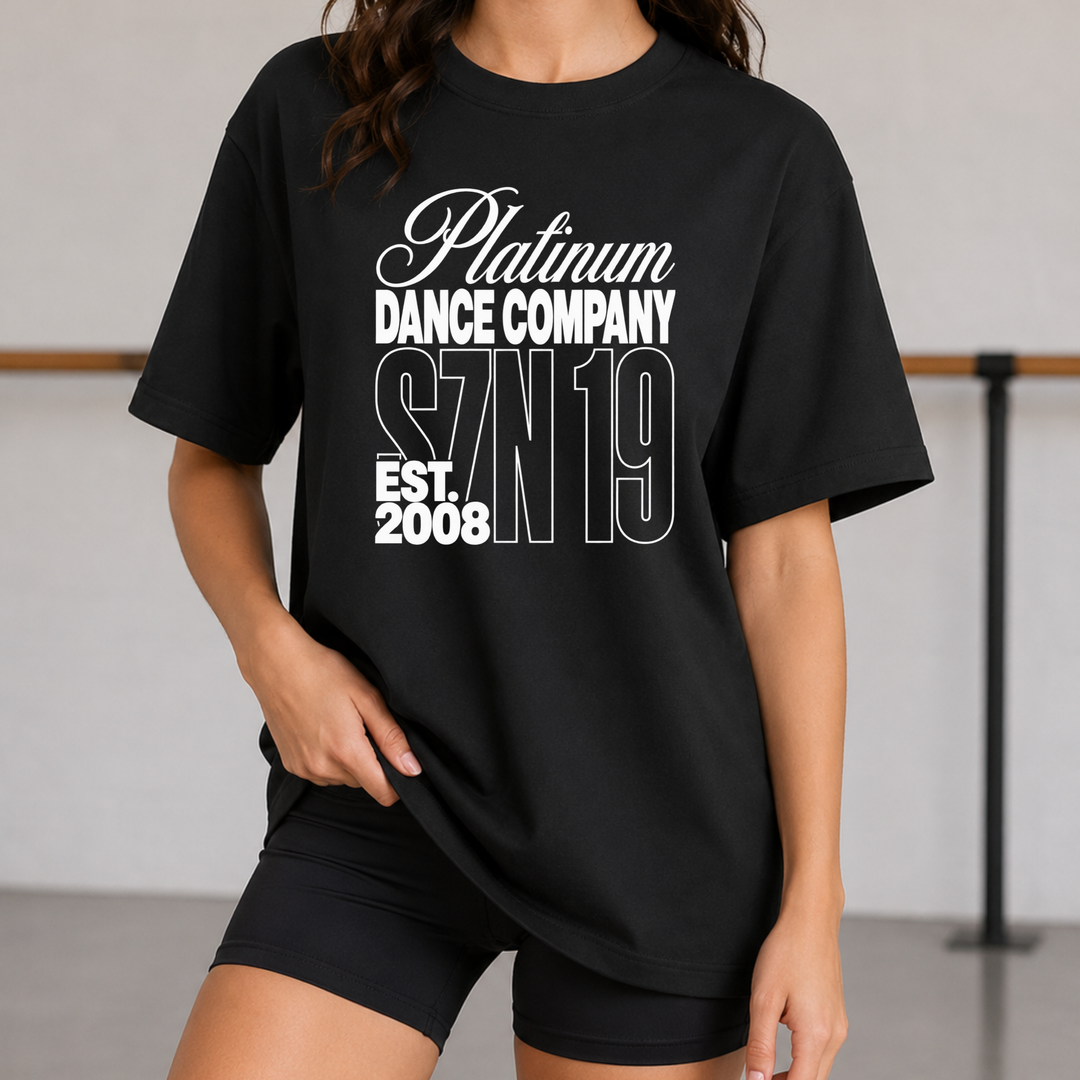 Platinum "SZN 19" Oversized Tee