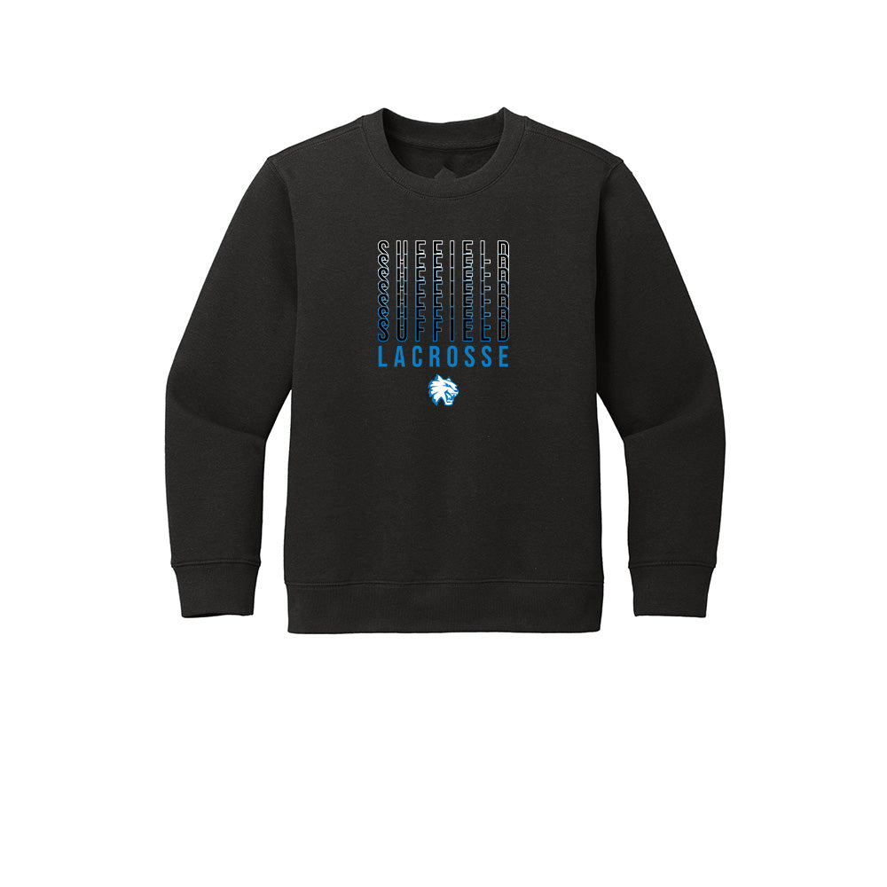 Suffield Lacrosse "Suff" Youth Crewneck Sweatshirt