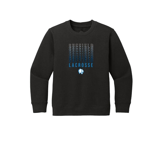 Suffield Lacrosse "Suff" Youth Crewneck Sweatshirt