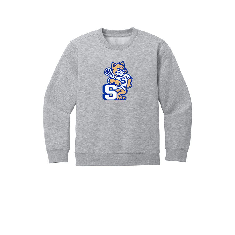 Suffield Lacrosse "NewCat" Youth Crewneck Sweatshirt