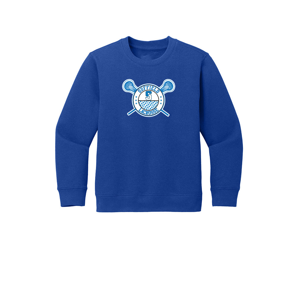 Suffield Lacrosse "Classic" Youth Crewneck Sweatshirt