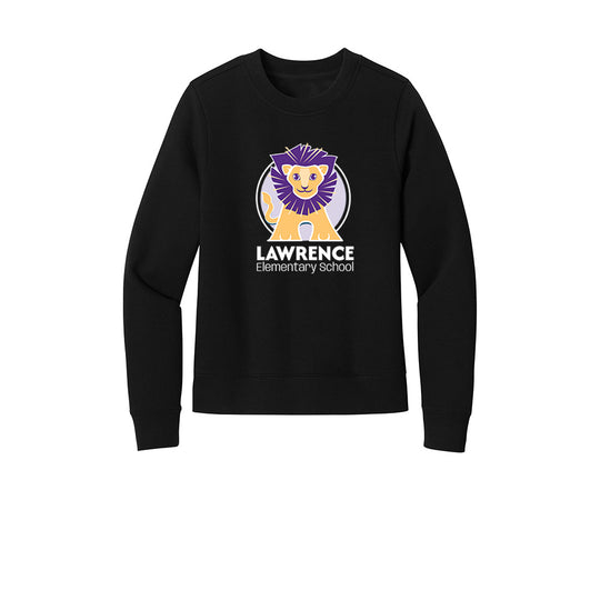 Lawrence Elementary Ladies "Lion" Fleece Crew