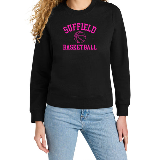 Suffield Travel "SB" Ladies Fleece Crew