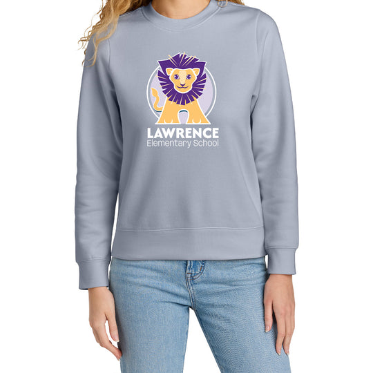 Lawrence Elementary Ladies "Lion" Fleece Crew