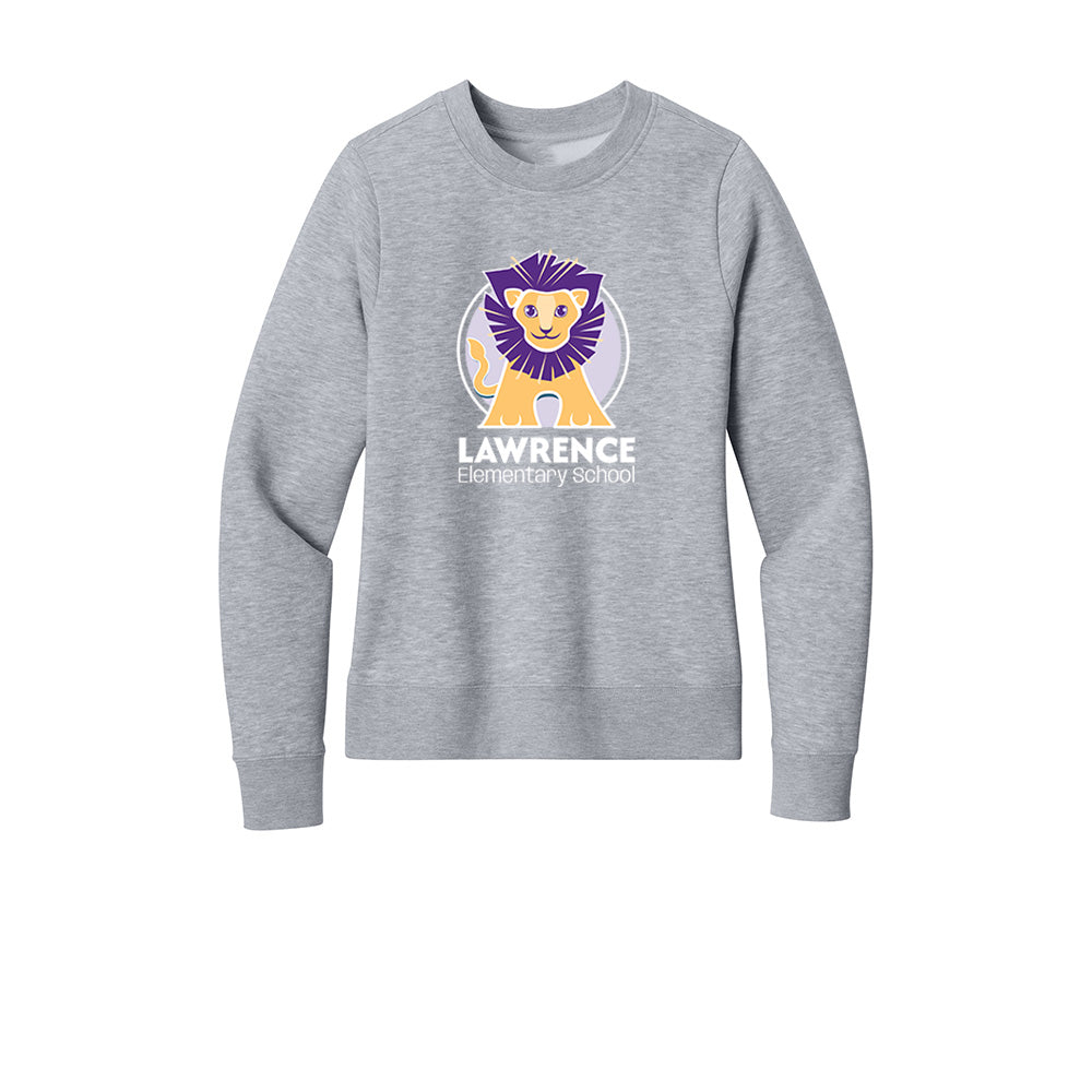 Lawrence Elementary Ladies "Lion" Fleece Crew
