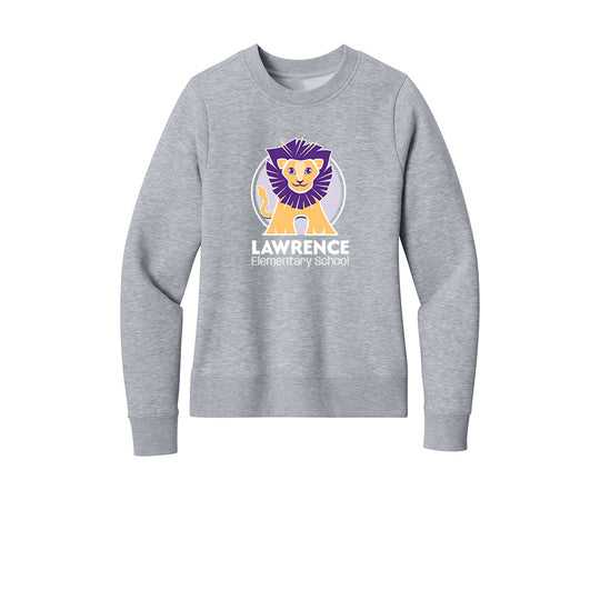 Lawrence Elementary Ladies "Lion" Fleece Crew