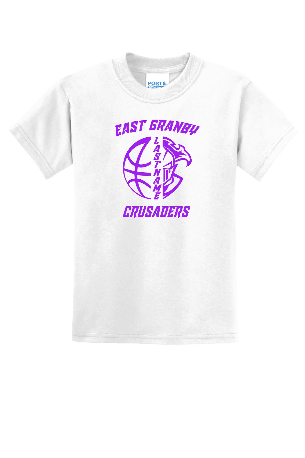EG Travel Youth T-shirt "Custom Last Name" - PC55Y (color options available)