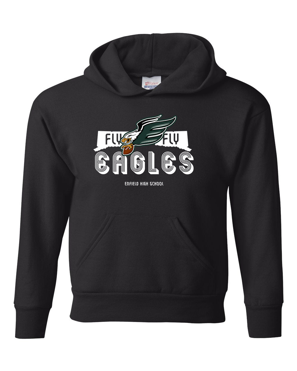 Enfield Eagles Football Youth Hoodie "Fly" - P473 (color options available)