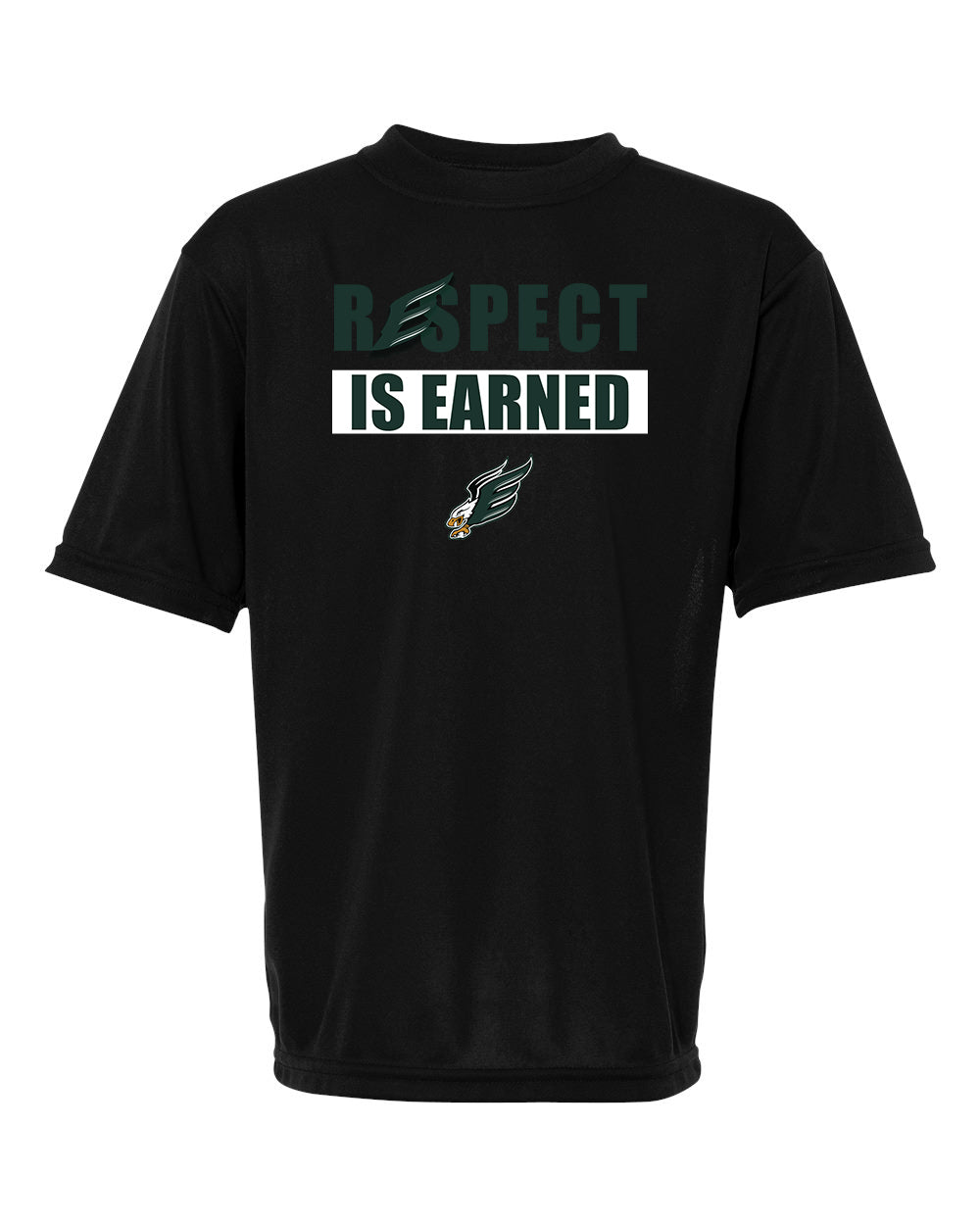 Enfield Eagles Football Youth Tech Shirt "Respect" - 791 (color options available)