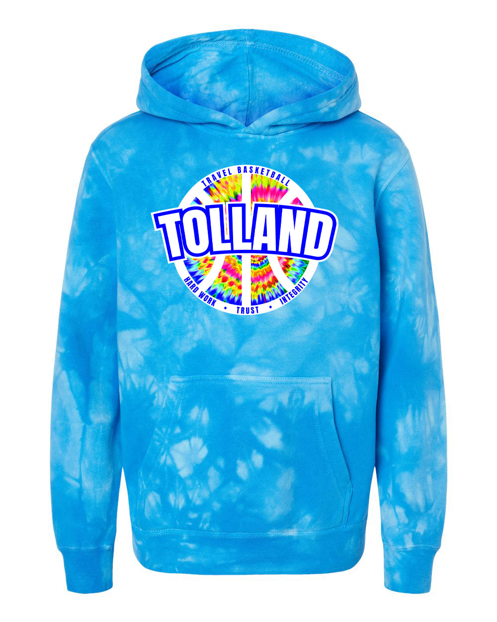 Tolland TB Youth Cotton Candy Hoodie "Tye Dye" - PRM1500TD (color options available)