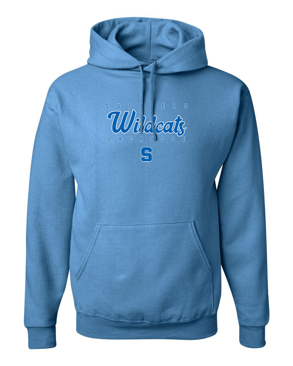 Suffield High Lacrosse - Adult Fleece Hoodie "SHL" - 996MR (color options available)