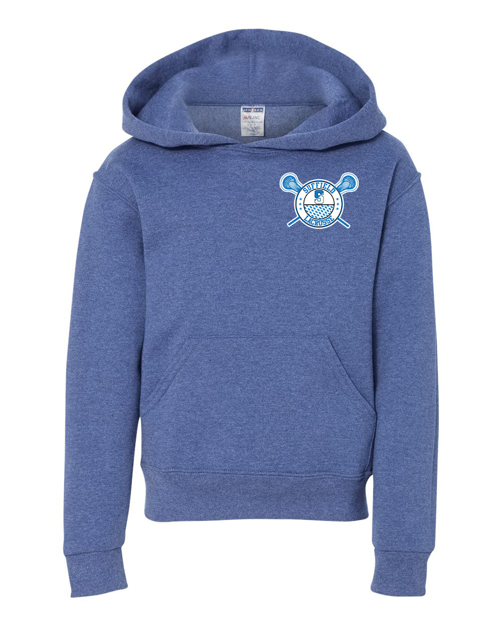 Suffield Youth Lacrosse Youth Hoodie "Circle Corner" - 996YR (color options available)