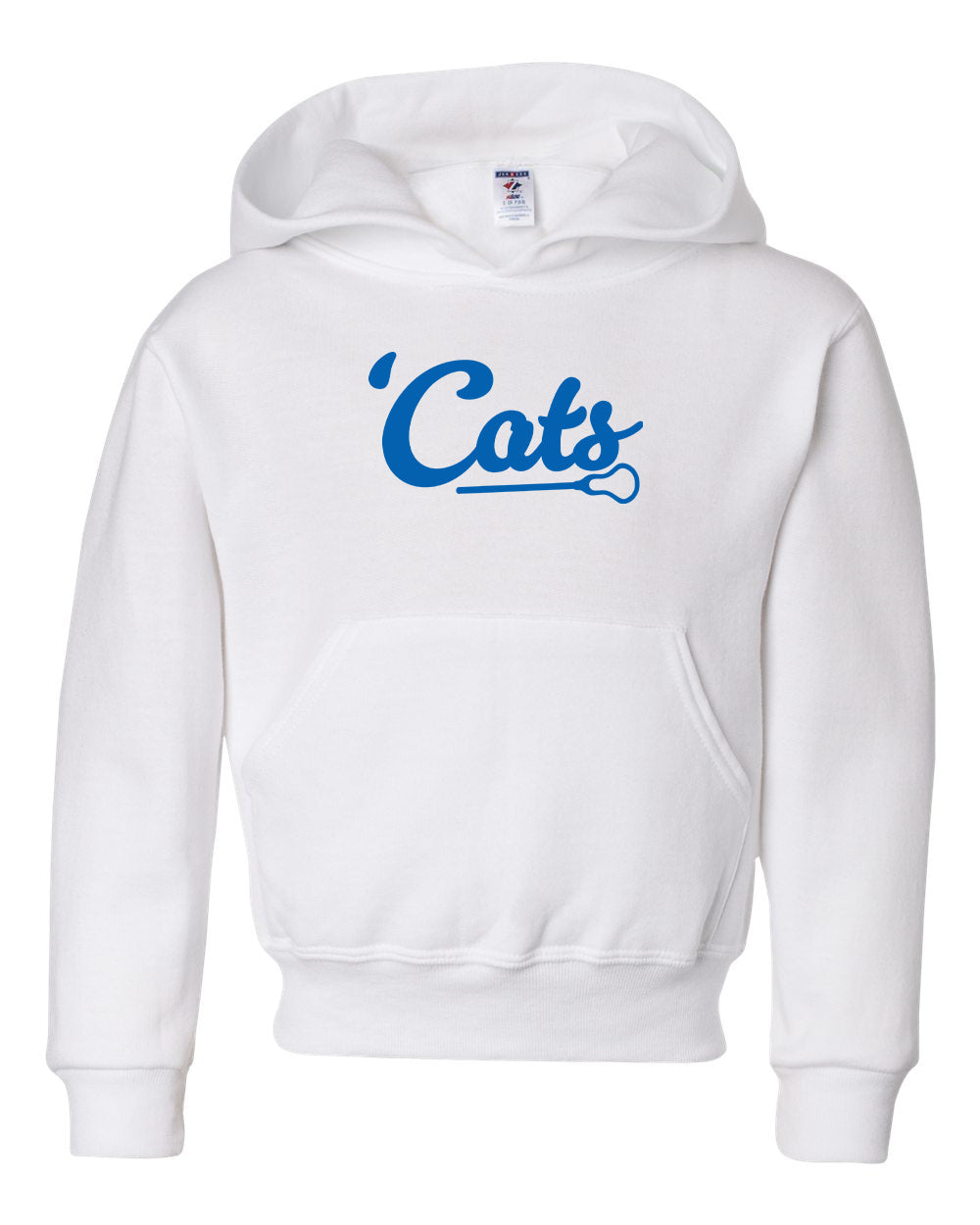 Suffield High Lacrosse - Youth Hoodie "Cats/Stick" - 996YR (color options available)