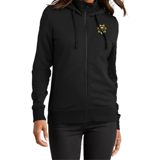 Port Authority® Women's Smooth Fleece Hooded Jacket