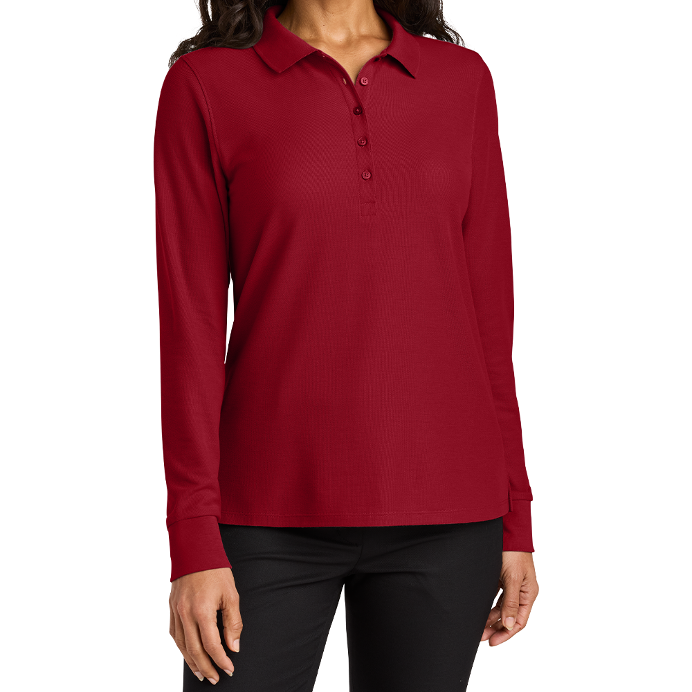 Kelly Fradet Port Authority® Women’s Long Sleeve Polo (Embroidered)