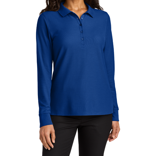 Kelly Fradet Port Authority® Women’s Long Sleeve Polo (Embroidered)