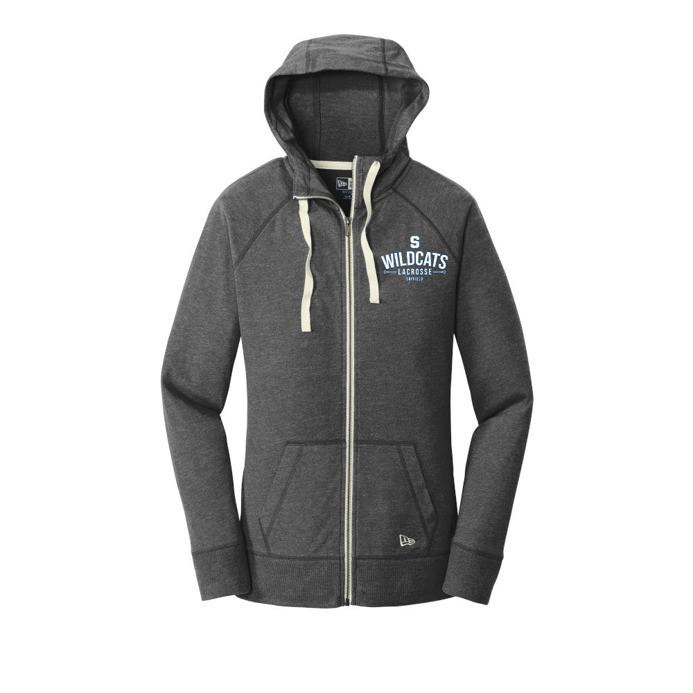 Suffield High Lacrosse - Ladies New Era Full Zip Hoodie "Classic" - LNEA122 (color options available)