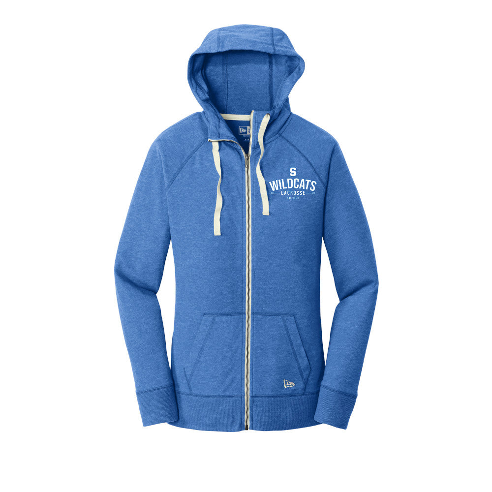 Suffield High Lacrosse - Ladies New Era Full Zip Hoodie "Classic" - LNEA122 (color options available)