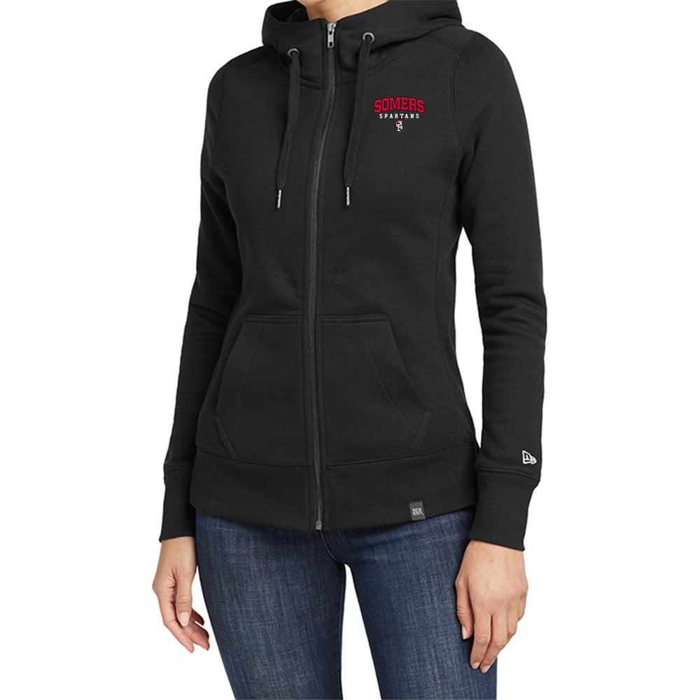 Somers PTO New Era® Ladies French Terry Full Zip Hoodie