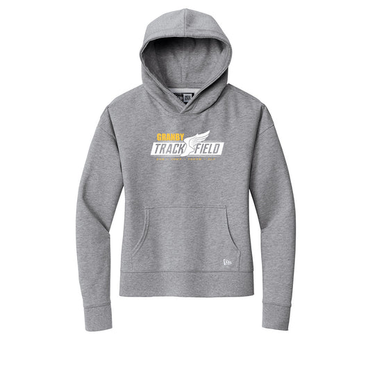 Granby High T&F Ladies New Era Fleece Hoodie - LNEA550 (color options available)