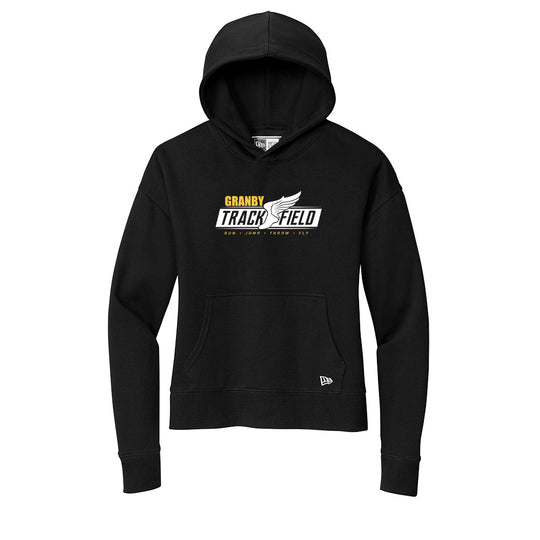 Granby High T&F Ladies New Era Fleece Hoodie - LNEA550 (color options available)