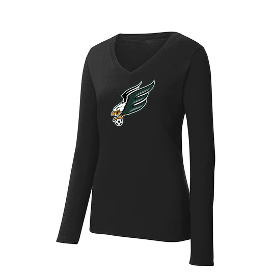 Enfield High Soccer "Eagle B"Ladies Long Sleeve Tee