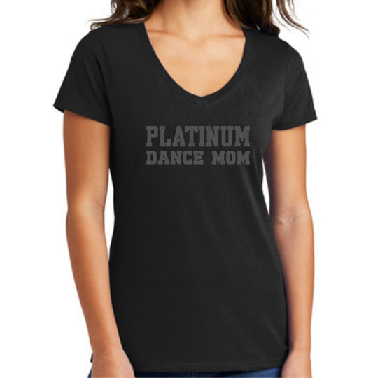 Platinum Dance Mom V-Neck Tee