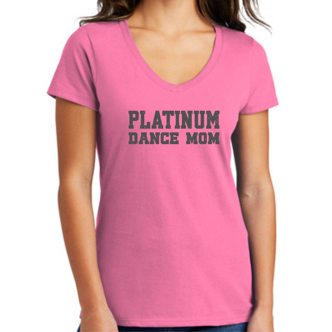 Platinum Dance Mom V-Neck Tee
