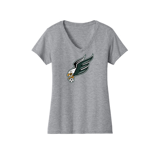 Enfield High Soccer "Eagle B" Ladies  V-Neck Tee