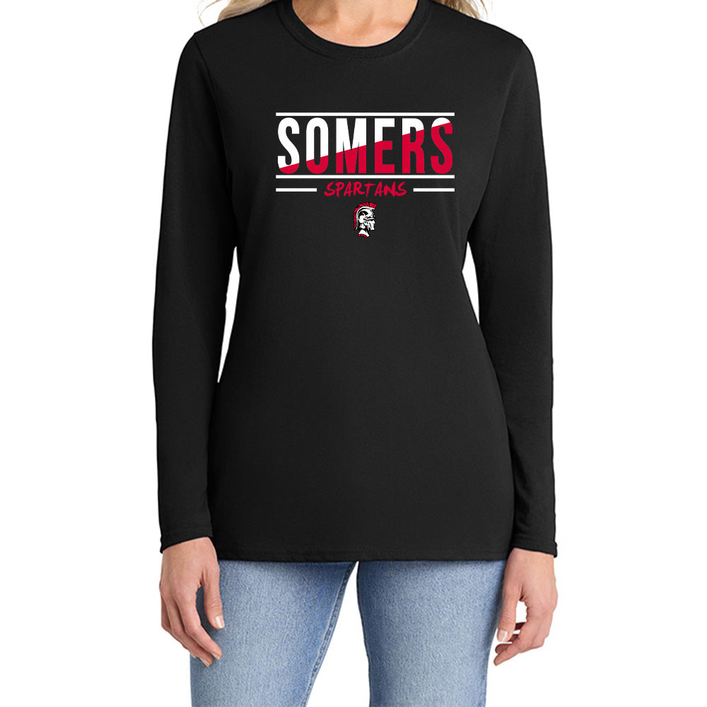 Somers PTO "Split" Ladies LS Tee