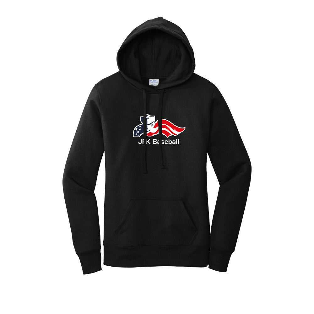 JFK Ladies Baseball Fleece Hoodie "Baseball" - LPC78H (color options available)