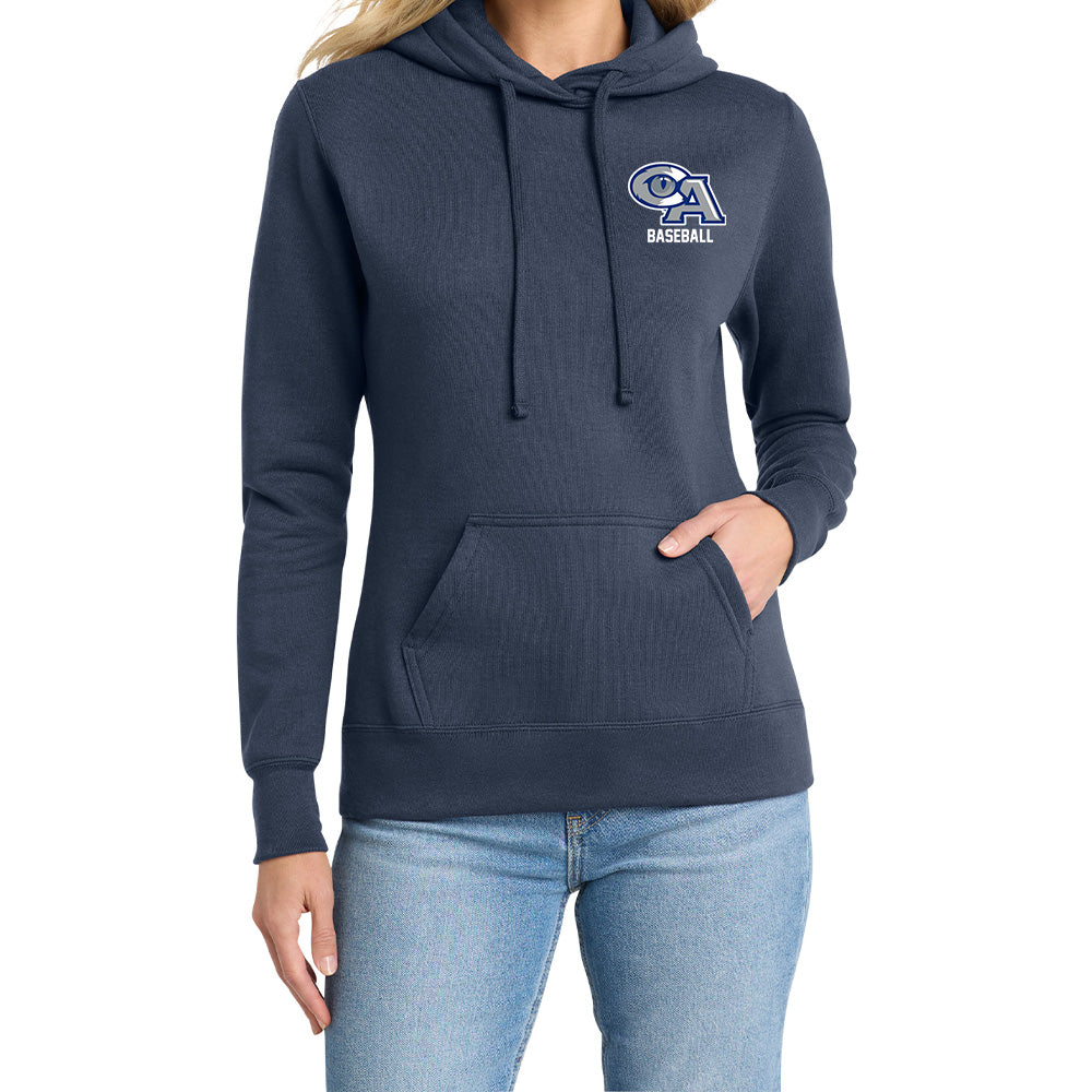 CA Baseball Ladies Fleece Hoodie