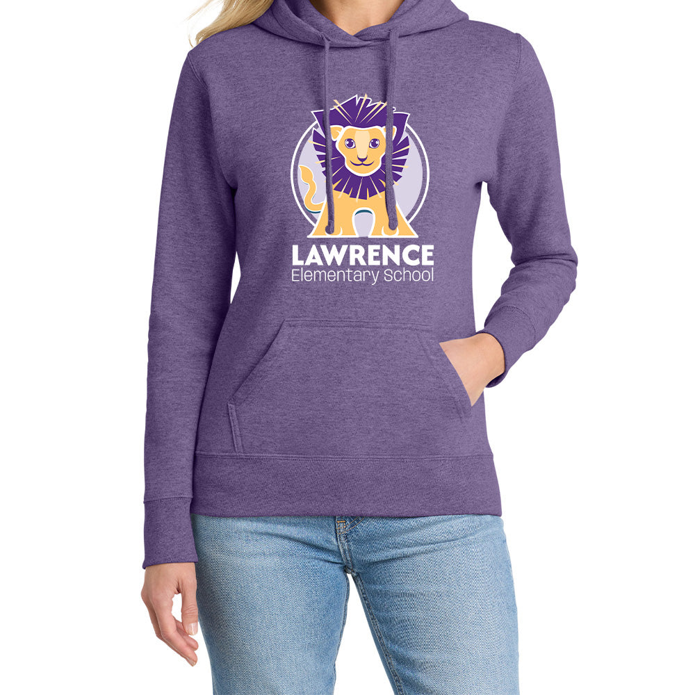 Lawrence Elementary Ladies "Lion" Fleece Hoodie