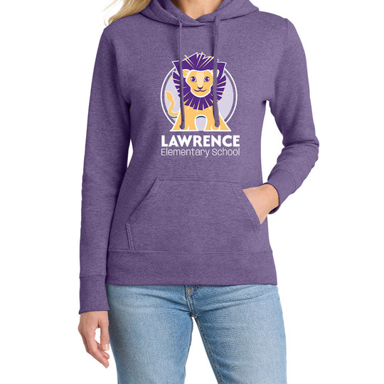 Lawrence Elementary Ladies "Lion" Fleece Hoodie