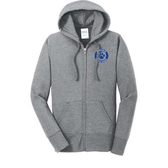 Suffield LL Ladies Core Fleece Full Zip Hoodie - LPC78ZH (color options available)