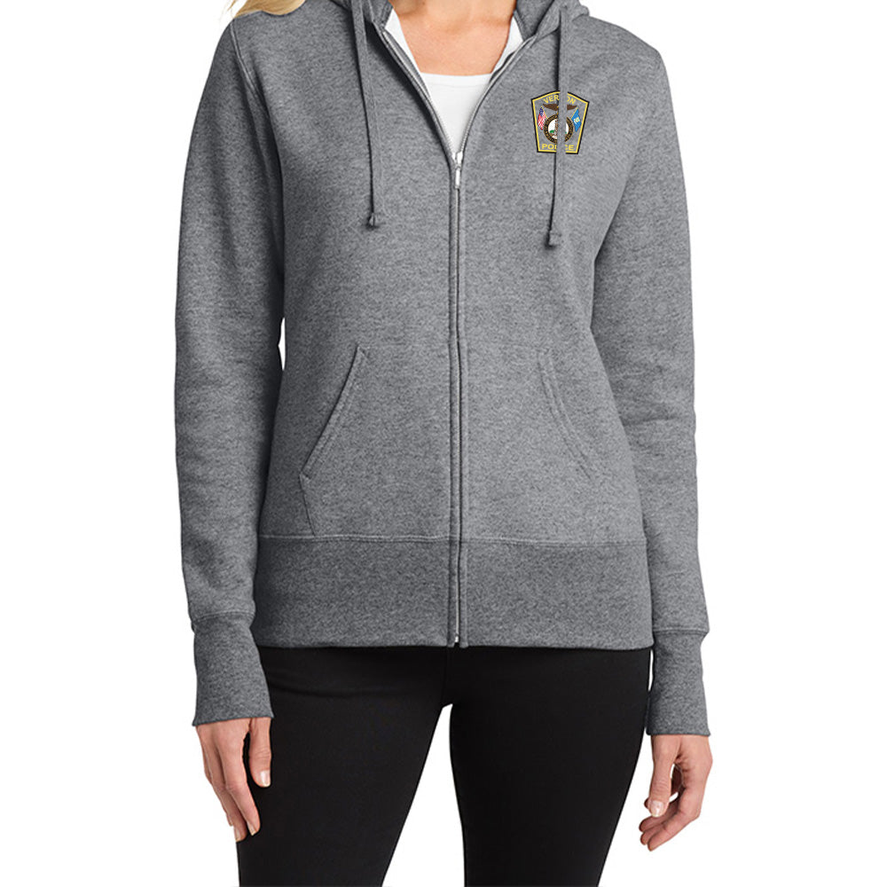 Vernon Police Ladies Full Zip Hoodie