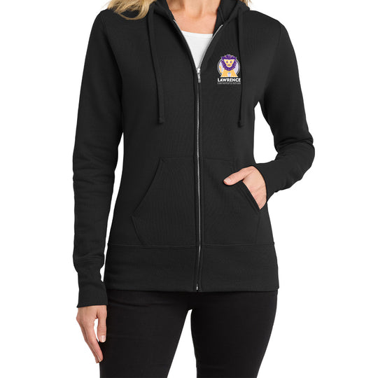 Lawrence Elementary Ladies "Lion" Full Zip Hoodie
