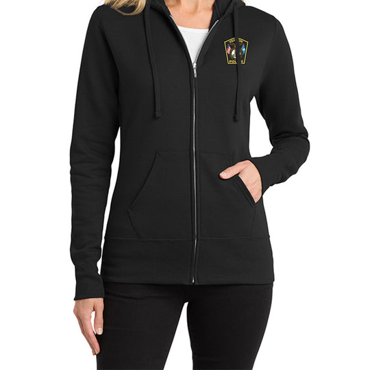 Vernon Police Ladies Full Zip Hoodie