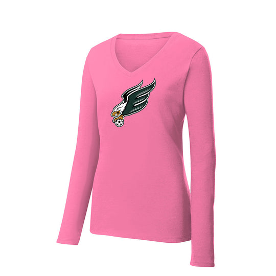 Enfield High Soccer "Eagle B"Ladies Long Sleeve Tee