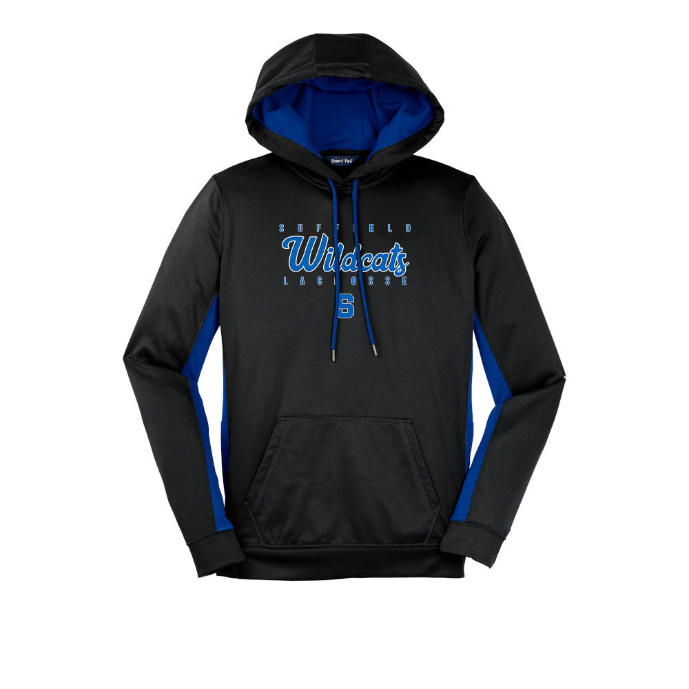 Suffield High Lacrosse - Ladies Fleece Hoodie - LST235 (color options available)